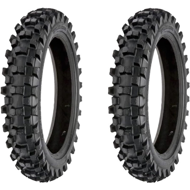 foto del prodotto 2 copertoni 2.50 10 gomme x minimoto mini cross pneumatici 10 tassellati 33j