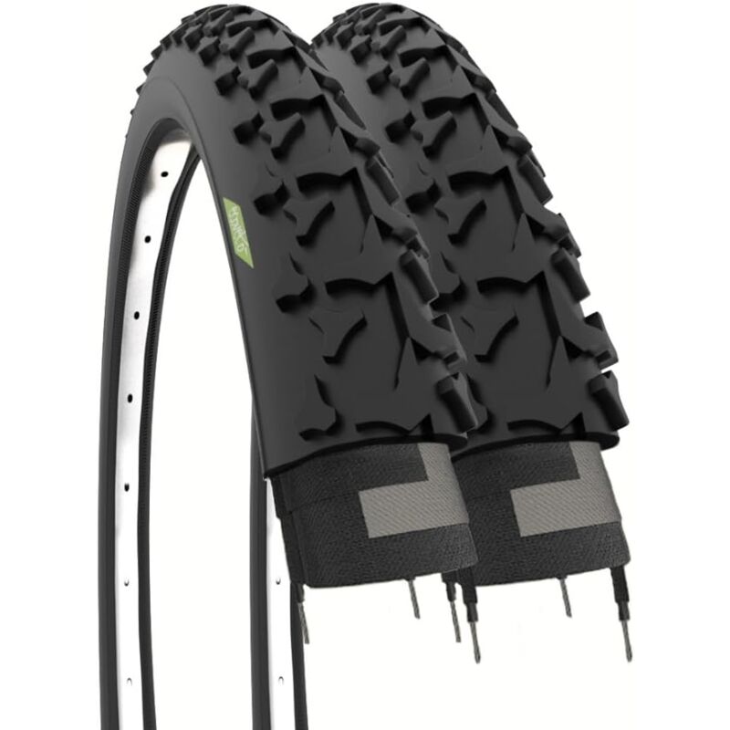 foto del prodotto 2 copertoni 26 x 1.90 50 559 x bicicletta mtb pneumatici tassellati bici