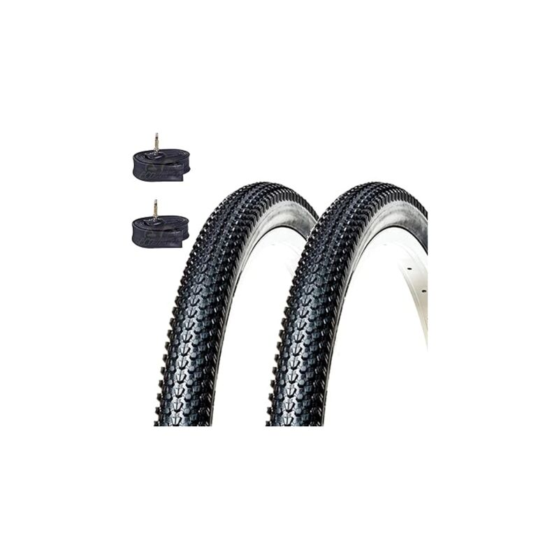 foto del prodotto 2 copertoni 26 x 1.95 2 camere d aria bici 26 mtb mountain bike pneumatici