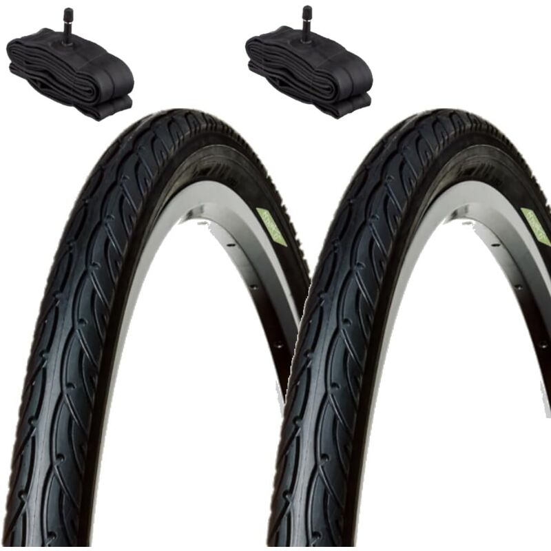 foto del prodotto 2 copertoni 26 x 1.95 camere america per pneumatici da strada 50 559 gomme slick