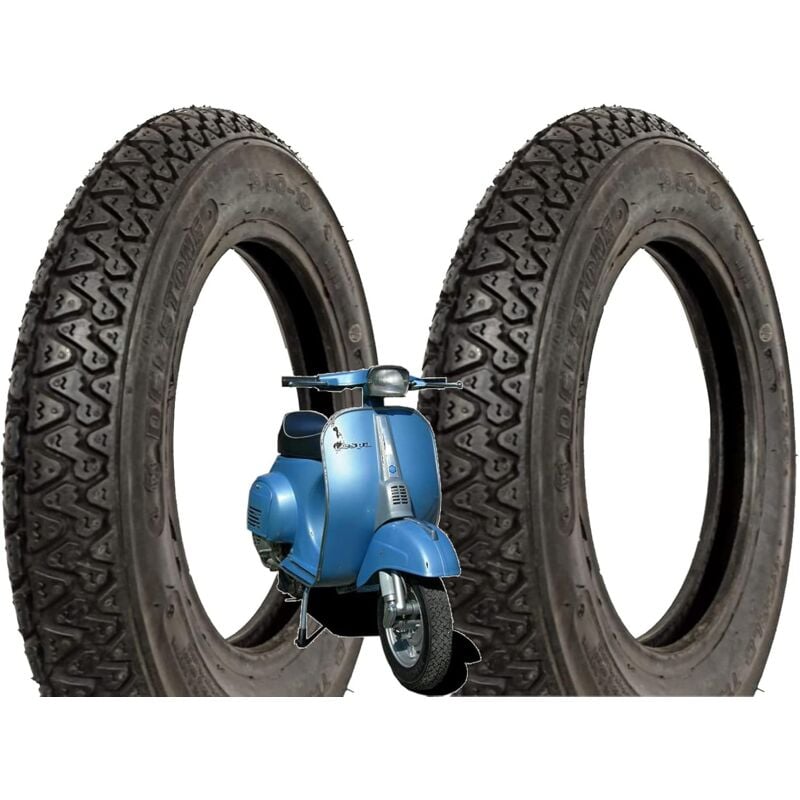 foto del prodotto 2 copertoni 3.00 10 42j 4 p.r. disegno michelin compatibili con vespa 50 special pk 50 s xl n 125 et3