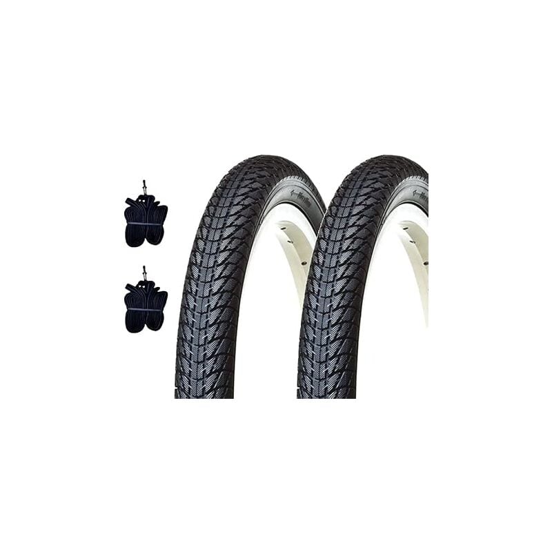 foto del prodotto 2 copertoni camere d aria gomme per city bike bambino pneumatici bici bimbo ecovelo