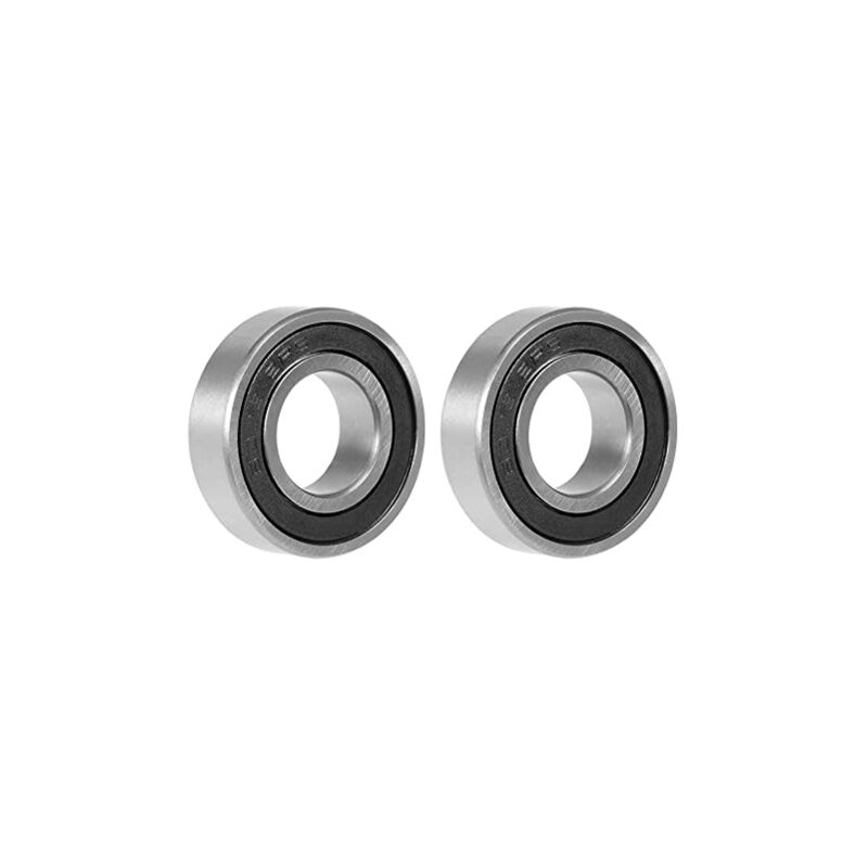 foto del prodotto 2 cuscinetti a sfere sigillati 6003 2rs 17x35x10mm, prelubrificati acciaio al cromo guarnizione in gomma, cuscinetti a sfere a gola profonda 6003rs