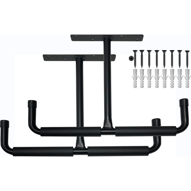 foto del prodotto 2 deckenhaken 42x30x13cm deckenhalter garage aufbewahrungshaken h ngeregal schwerlast haken