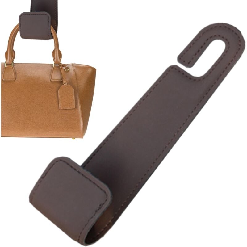 foto del prodotto 2 ganci portatili per borse da auto, accessori universali per borse da auto, ganci regolabili per borse da auto, ganci per borse da sedile posteriore