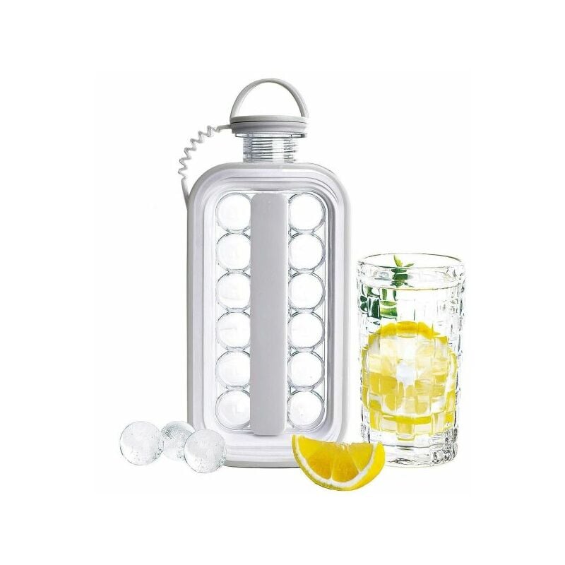 foto del prodotto 2 in 1 bottiglia borraccia forma ghiaccio 17 sfere espandibile 156 1400ml s 12