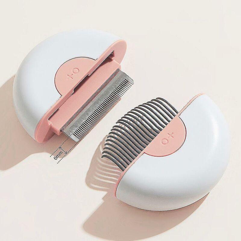 foto del prodotto 2 in 1 pet dog cat grooming spazzola per la depilazione pettine spazzole per la pulizia dei capelli