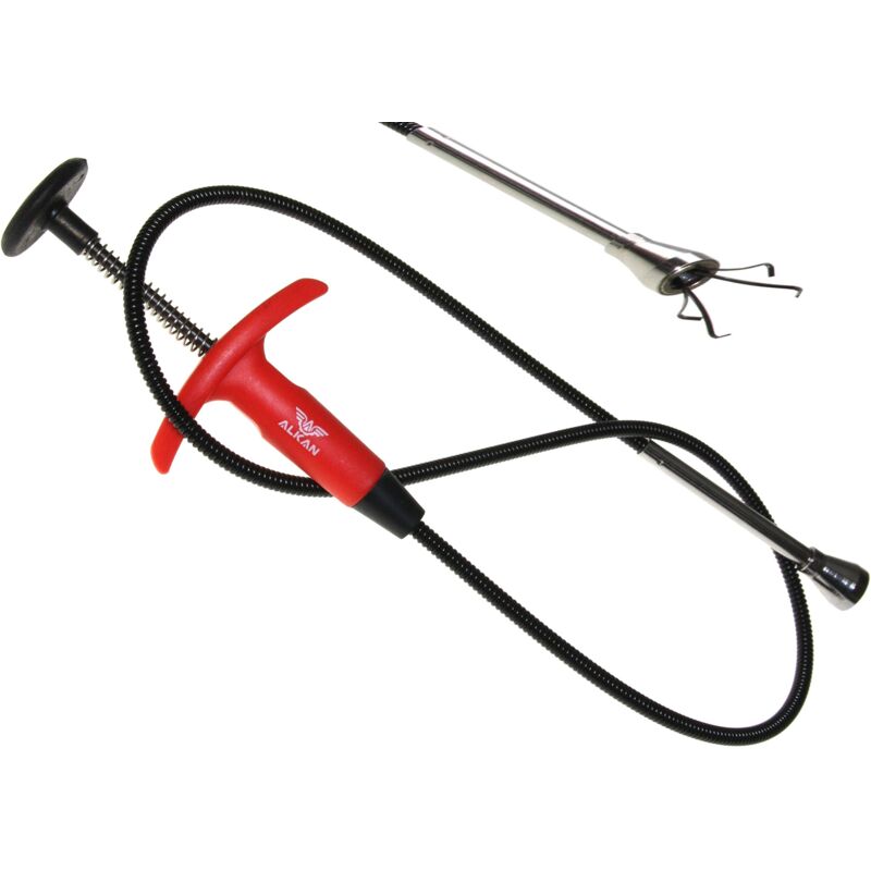 foto del prodotto 2 in 1 pinza flessibile per artigli artigli di sollevamento strumento di presa sistema di pressione a molla con sollevatore magnetico ad anello, 94