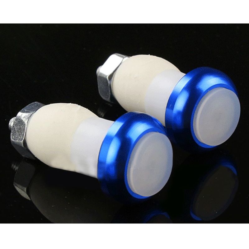 foto del prodotto 2 indicatori di direzione a led per manubrio bici colore blu