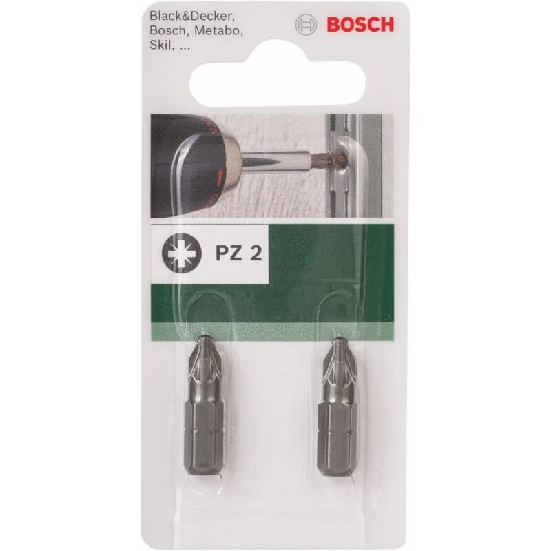 foto del prodotto 2 inserti avviamento standard pozidriv pz 2 bosch