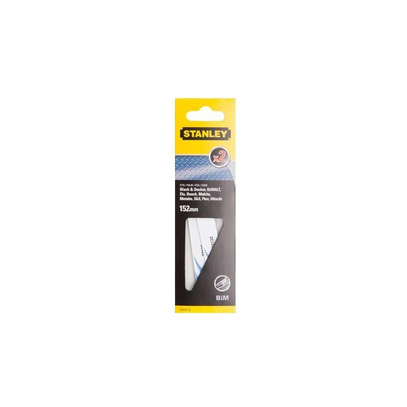 foto del prodotto 2 lame seghe a gattuccio 152x1.4mm fine per metallo stanley