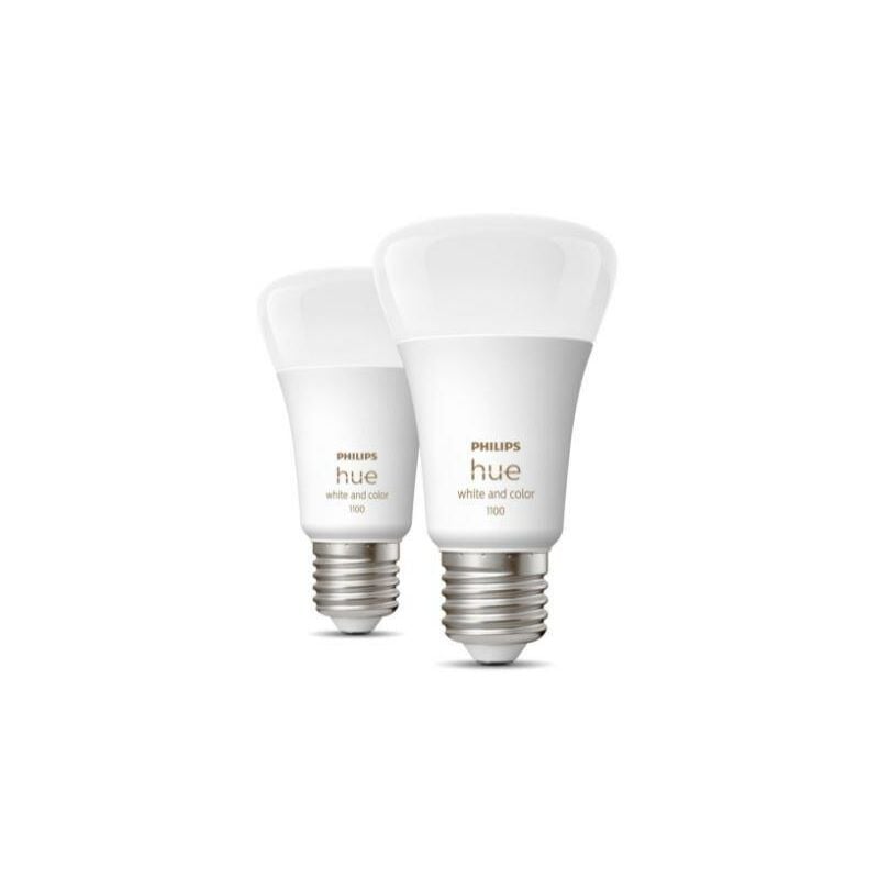 foto del prodotto 2 lampadine e27 9w a60 white and color ambiance 929002468802 29131700 philips hue
