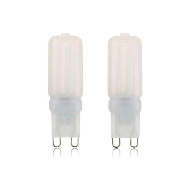 foto del prodotto 2 lampadine led luce bianca 6500k lampadina g9 2.5 20 watt per lampadario lume