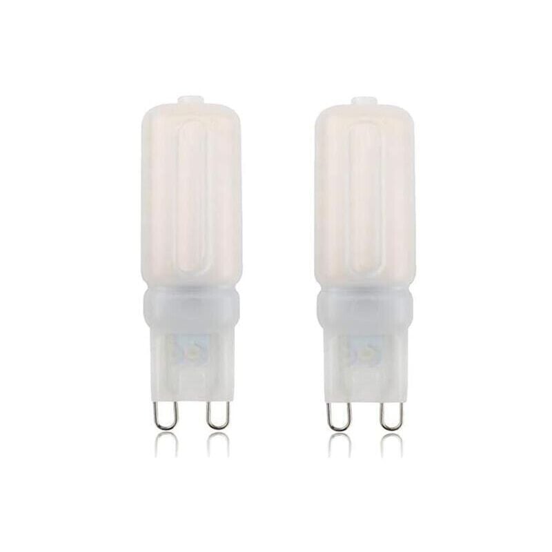 foto del prodotto 2 lampadine led luce naturale 4000k lampadina g9 2.5 20 watt x lampadario lume