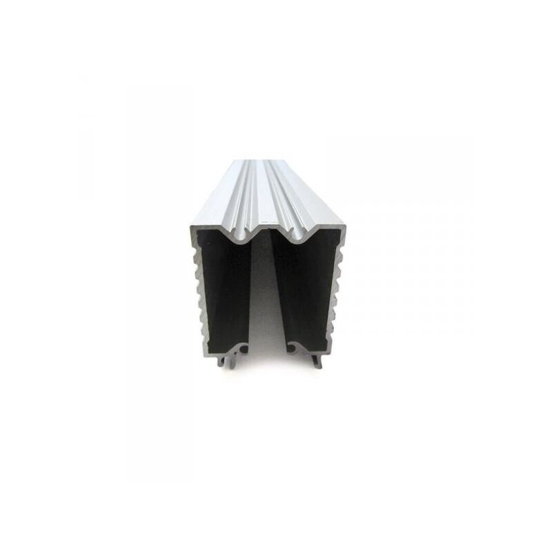 foto del prodotto 2 metri barra staffa per fissaggio a muro e contenitore del alimentatore led driver per profilo alluminio ba2001