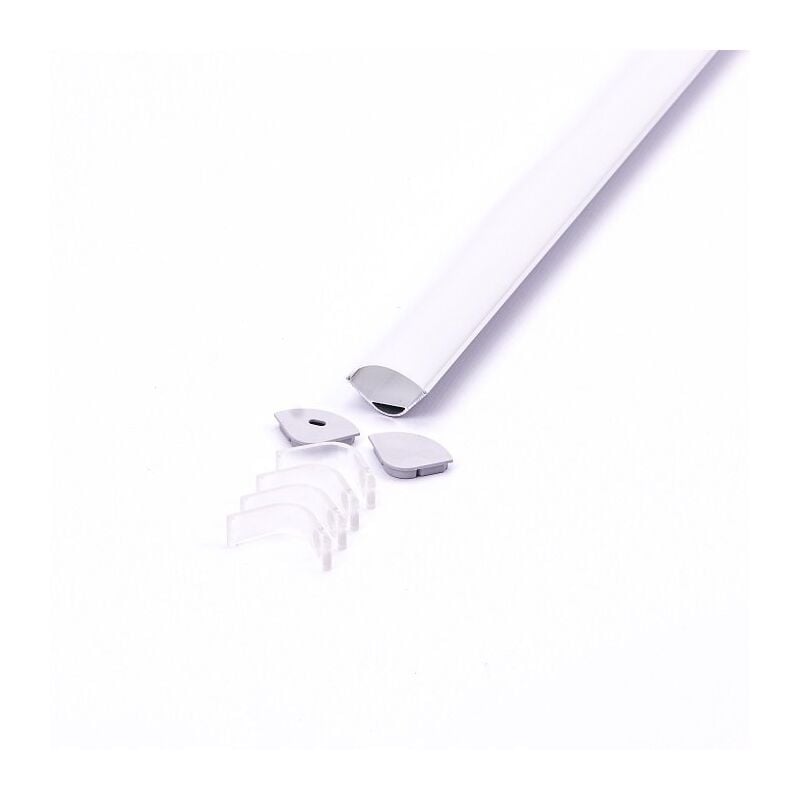 foto del prodotto 2 metri profilo in alluminio per strisce led da interno vt-8105 3363 - v-tac