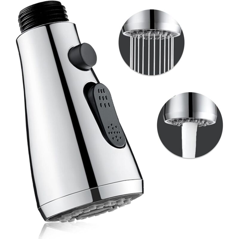 foto del prodotto 2 modalit g 1 2 rubinetto spruzzatore rubinetto cucina testa spruzzatore lavello spruzzatore, adatto per cucina, lavanderia rubinetto estraibile