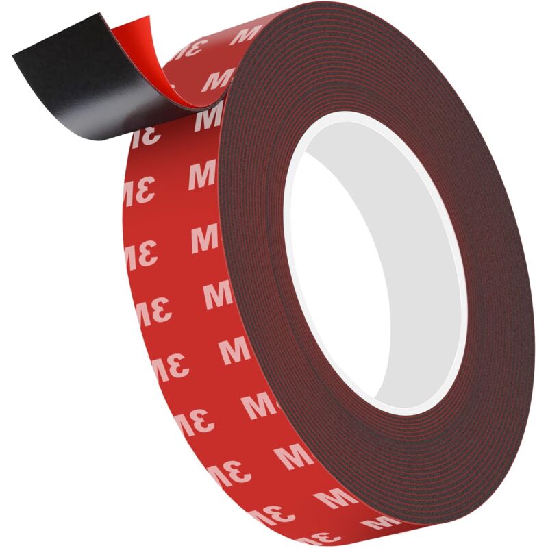 foto del prodotto 2 nastro biadesivo, impermeabile resistente alte temperature nastro adesivo per auto riparazione, diy, interni ed esterni 10mm x 3m