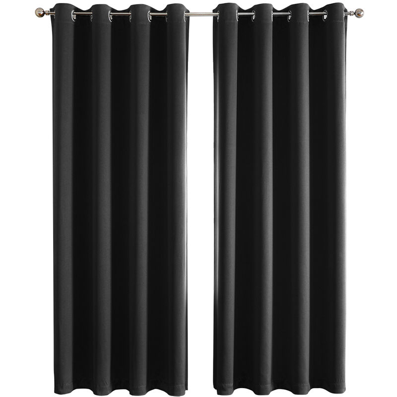 foto del prodotto 2 pannelli tende per interni oscuranti,tende camera da letto per salotto eleganti, tende soggiorno moderne termiche per cameretta bambini, con