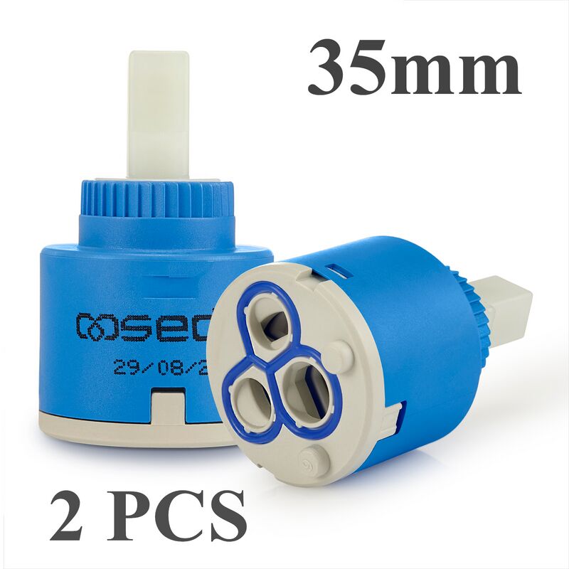 foto del prodotto 2 pcs auralum cartuccia ceramica per rubinetti monocomando 35mm 