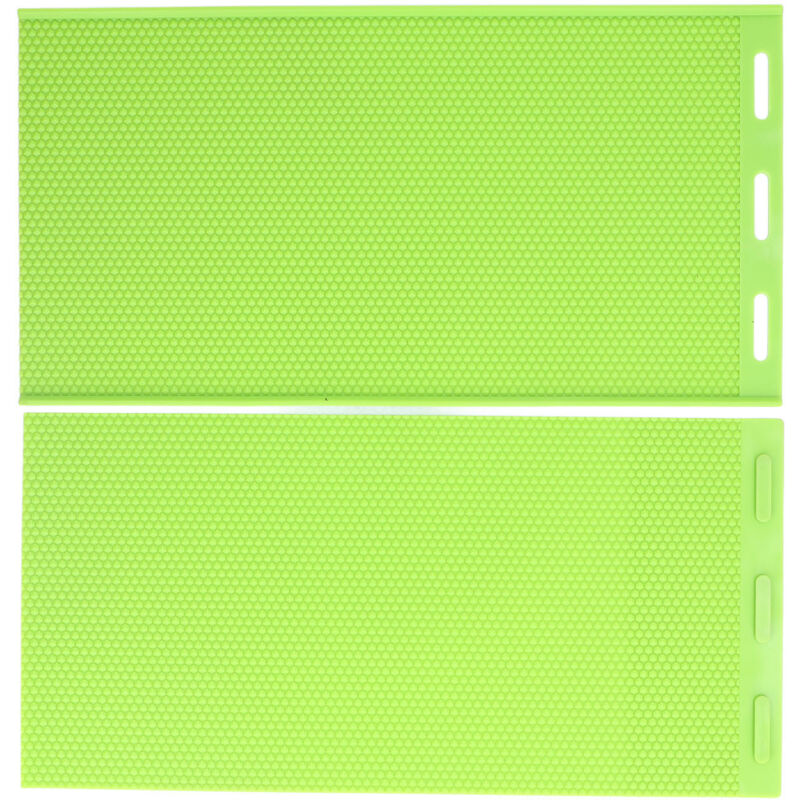 foto del prodotto 2 pezzi 5,4 mm stampo in foglio di cera d api in silicone stampo per fondotinta in cera d api attrezzatura per apicoltore eosnow