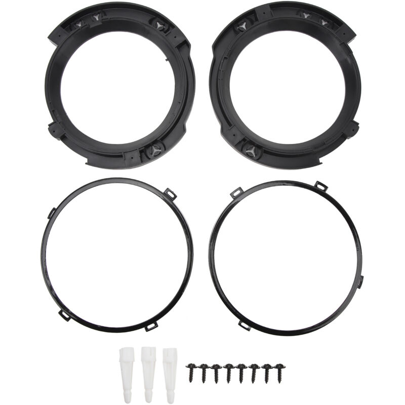 foto del prodotto 2 pezzi 7 pollici auto rotondo faro staffa di montaggio anello per wrangler jk 2007 2018