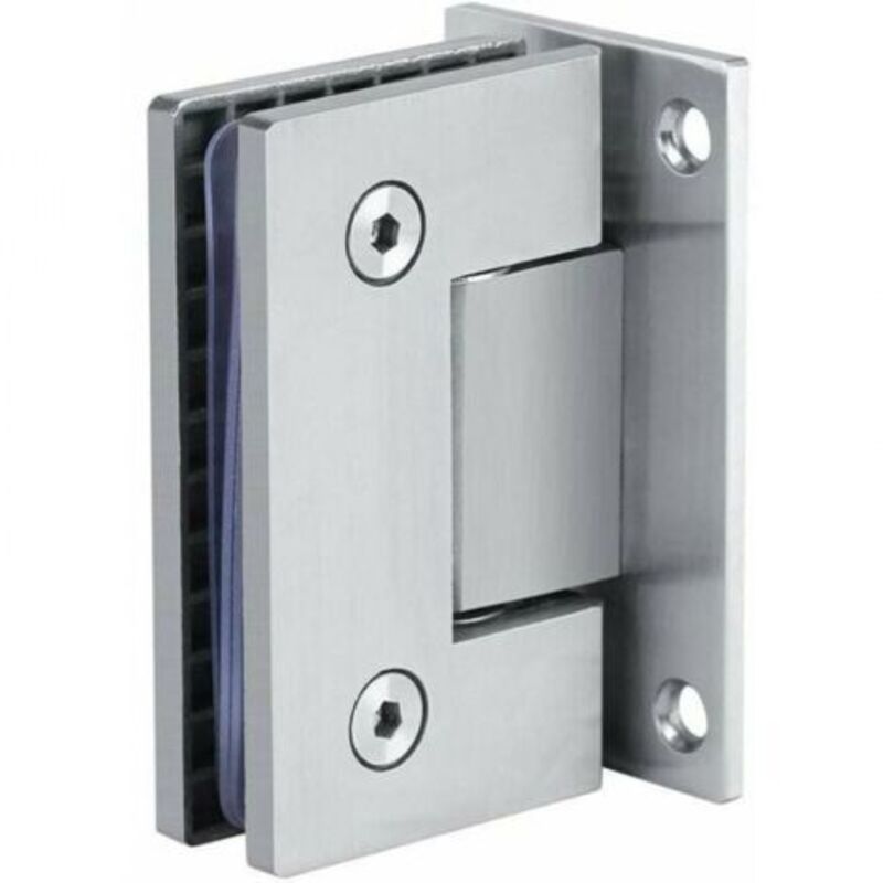 foto del prodotto 2 pezzi 8 10mm accessori per viti, clip per cerniera porta in vetro, staffa da parete senza telaio a 90 , clip per porta doccia in vetro