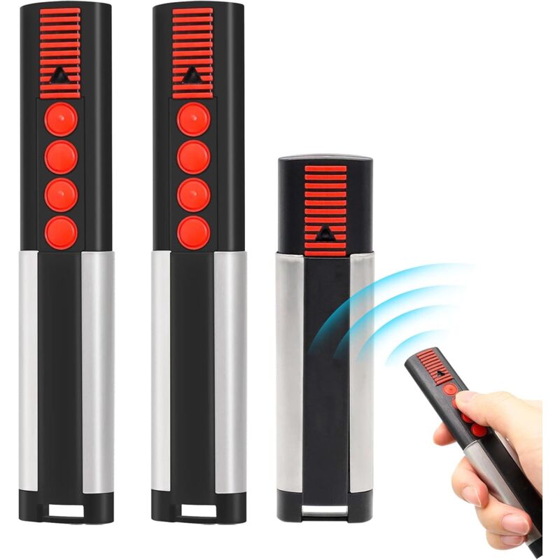 foto del prodotto 2 pezzi 868 mhz telecomando per porta garage per 4020 tx03 868 4, 4026 tx03 868 2, 4020v000, 4026v000, telecomando a 4 canali, trasmettitore