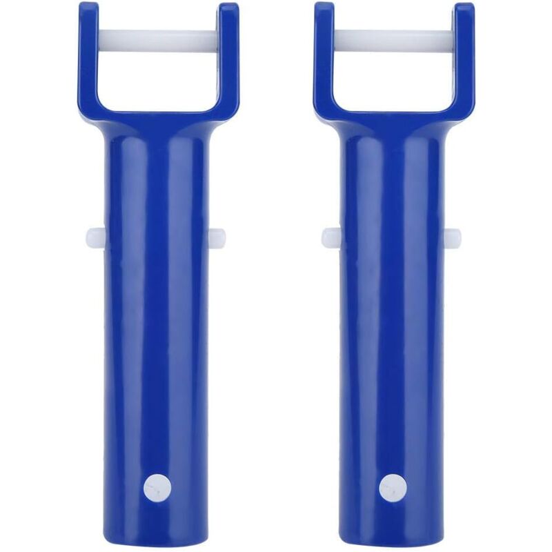 foto del prodotto 2 pezzi a forma di v con clip per maniglia della testa della spazzola, accessori di ricambio per piscine
