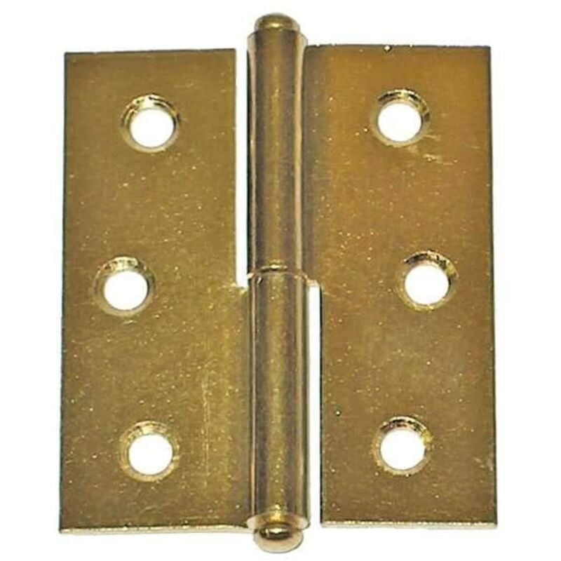 foto del prodotto 2 pezzi cerniere destre in ottone 50x40mm