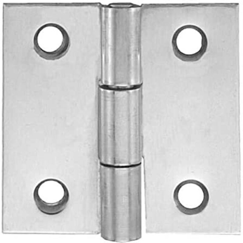 foto del prodotto 2 pezzi cerniere in acciaio inossidabile 30x30mm spessore 1mm