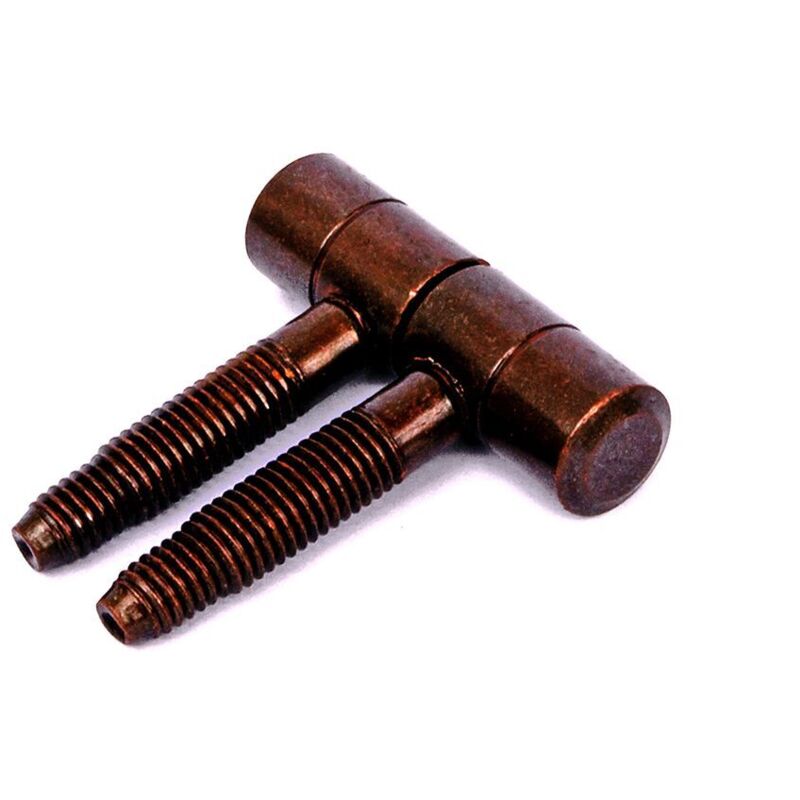 foto del prodotto 2 pezzi cerniere tornite anuba bronzate 9mm
