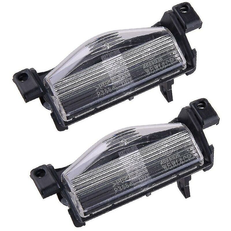 foto del prodotto 2 pezzi copertura della lampada della targa dell auto per mazda 2 3 m2 m3 2011 2013