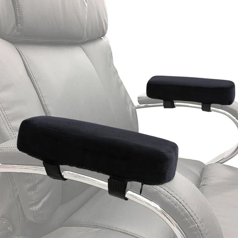 foto del prodotto 2 pezzi cuscinetti per braccioli cuscino per gomiti protezione per braccioli comodi cuscinetti per braccioli per sedie con cuscinetti in memory foam
