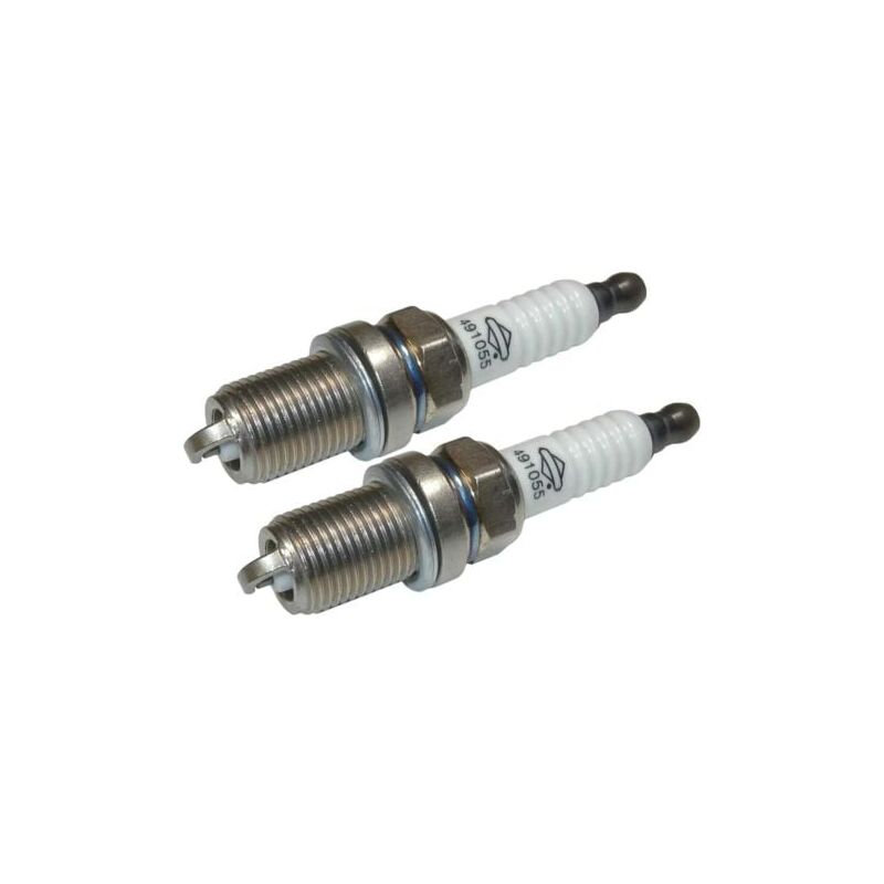 foto del prodotto 2 pezzi di accessori per macchine da giardino candele di ricambio briggs stratton 491055s