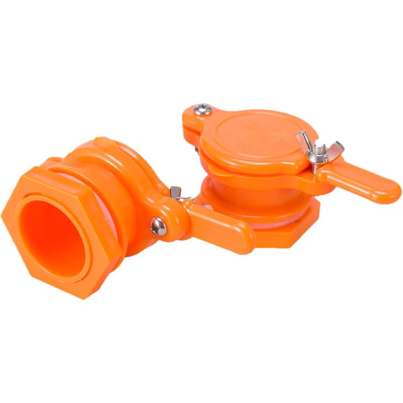 foto del prodotto 2 pezzi di cancelli per miele in nylon giallo resistente per estrattore di miele, rubinetto per estrattore di miele, forniture per apicoltura