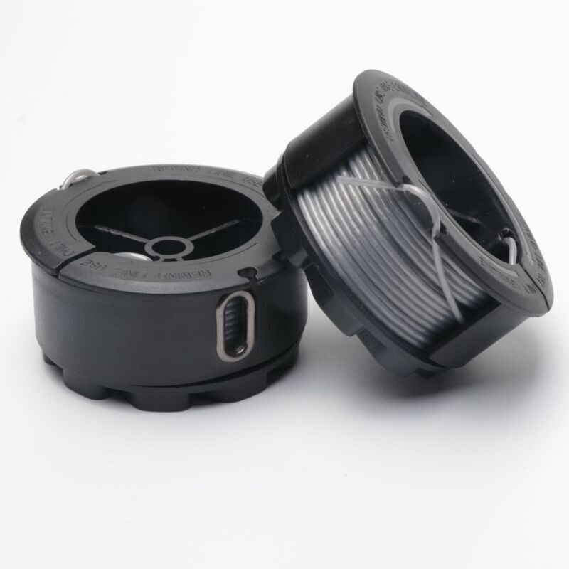 foto del prodotto 2 pezzi di filo di bobina per decespugliatore bosch universalgrasscut 18 18-26 18-260 f016800570 con copertura