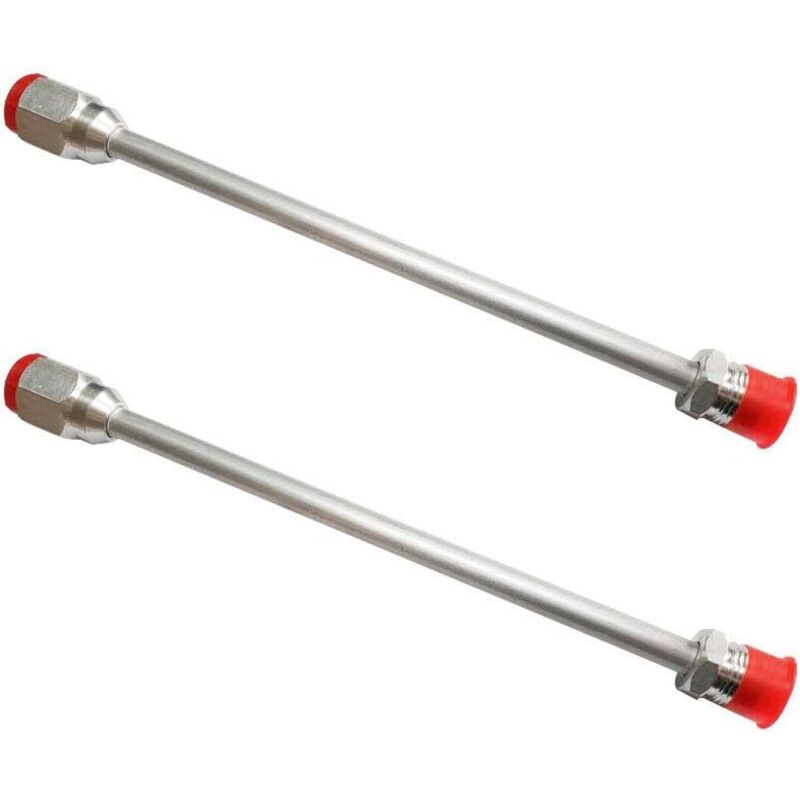 foto del prodotto 2 pezzi di prolunga per pistola per verniciatura airless, ugello per pistola per verniciatura airless, 30 cm lablanc