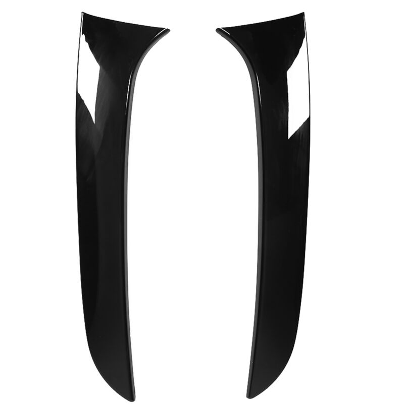 foto del prodotto 2 pezzi di ricambio per spoiler laterale per lunotto posteriore in abs nero lucido antiet per serie 1 f20 f21 2012 2019 eosnow