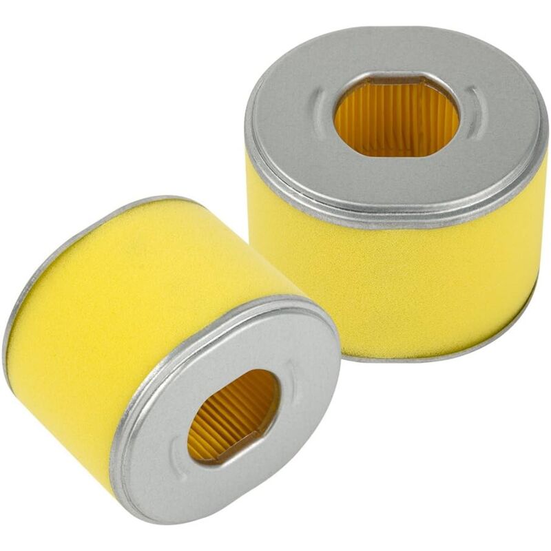 foto del prodotto 2 pezzi filtri per sostituire i filtri dell aria per 2 pezzi honda gx240, gx270,173,177,giallo