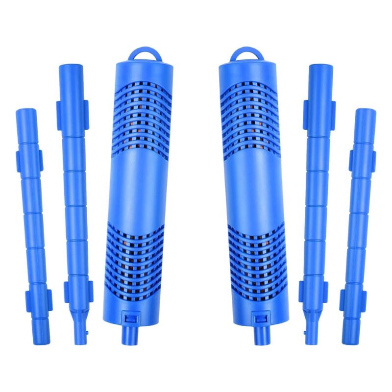 foto del prodotto 2 pezzi filtro acqua per vasca da bagno con piscina termale filtro acqua minerale dispositivo di purificazione dell acqua del rubinetto blu 