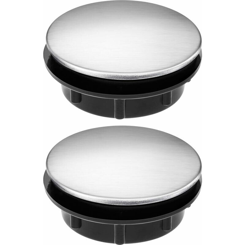 foto del prodotto 2 pezzi in acciaio inox per miscelatore da cucina foro coperchio distributore di sapone 3613mm
