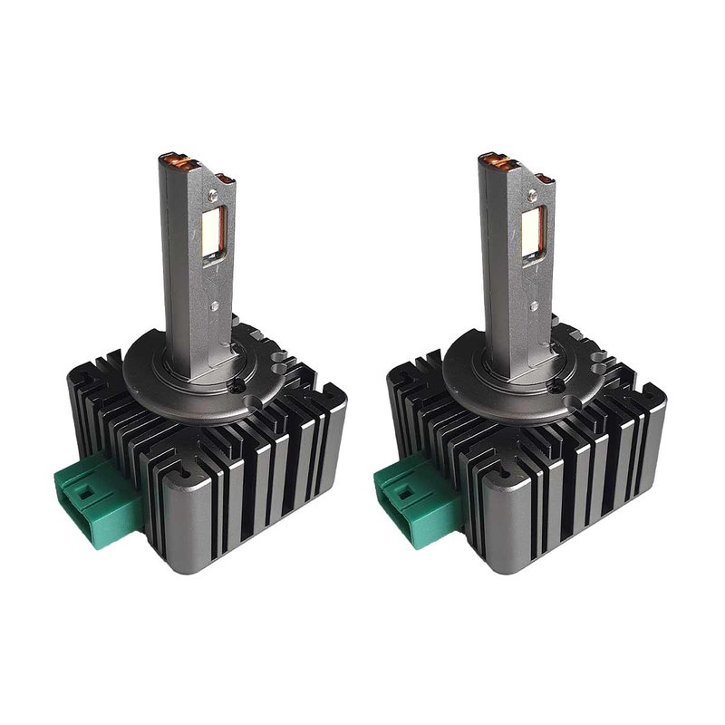 foto del prodotto 2 pezzi lampade led d3s d3r 35w 12v 7000lm 6000k plug play più luminoso dello xenon originale