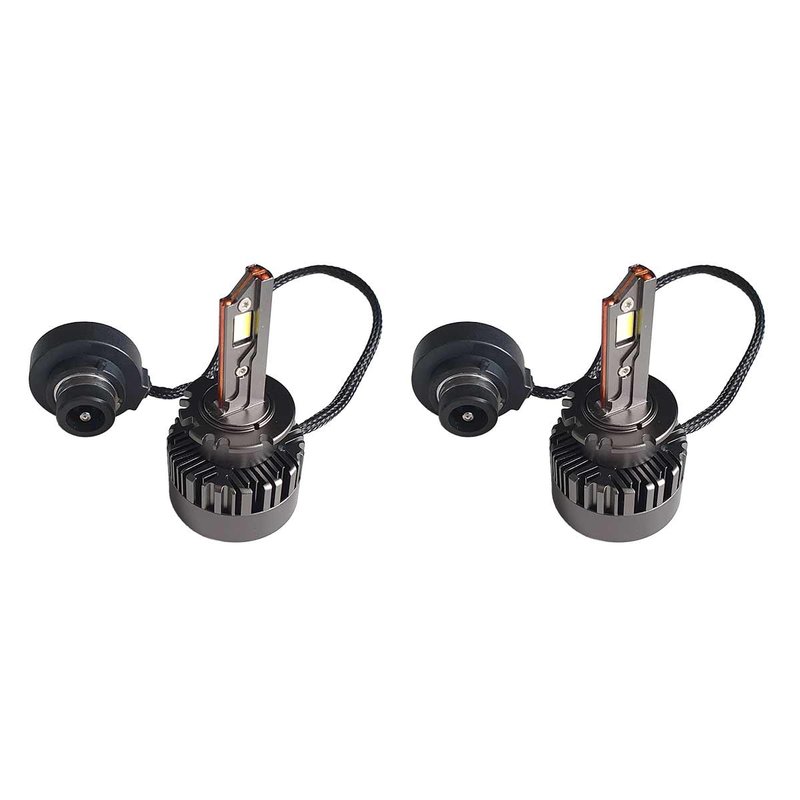 foto del prodotto 2 pezzi lampade led d4s d4r 35w 12v 7000lm 6000k plug play più luminoso dello xenon originale