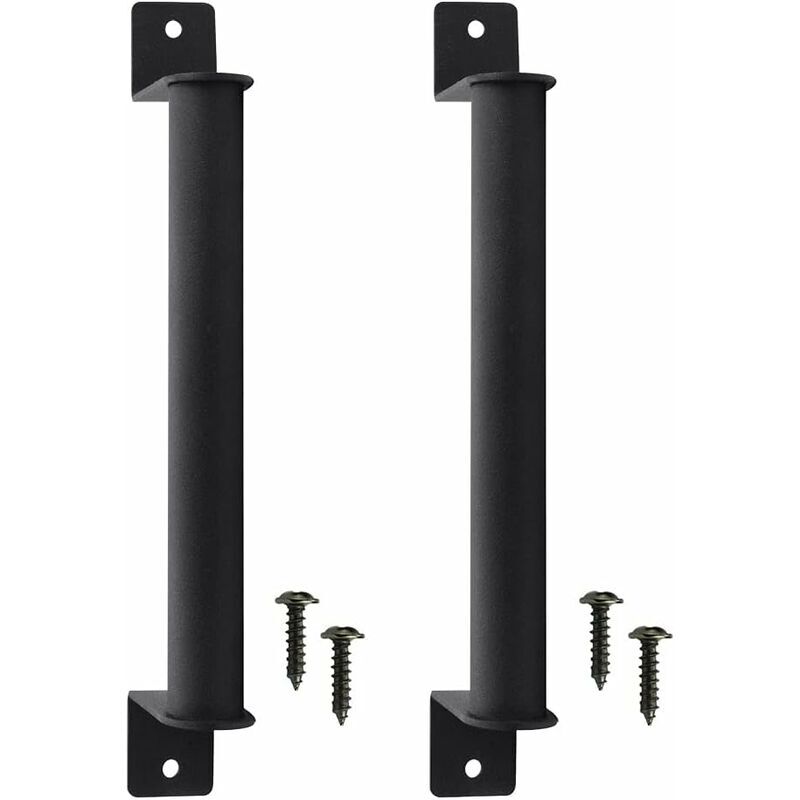 foto del prodotto 2 pezzi maniglia per porta scorrevole in acciaio al carbonio resistente, maniglia per porta scorrevole in stile retr con viti per porte scorrevoli,