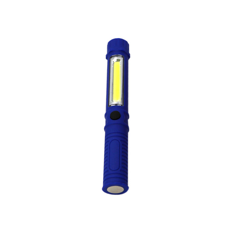 foto del prodotto 2 pezzi mini portatile cob led luce di ispezione del lavoro torcia di manutenzione multifunzionale con magnete blu 