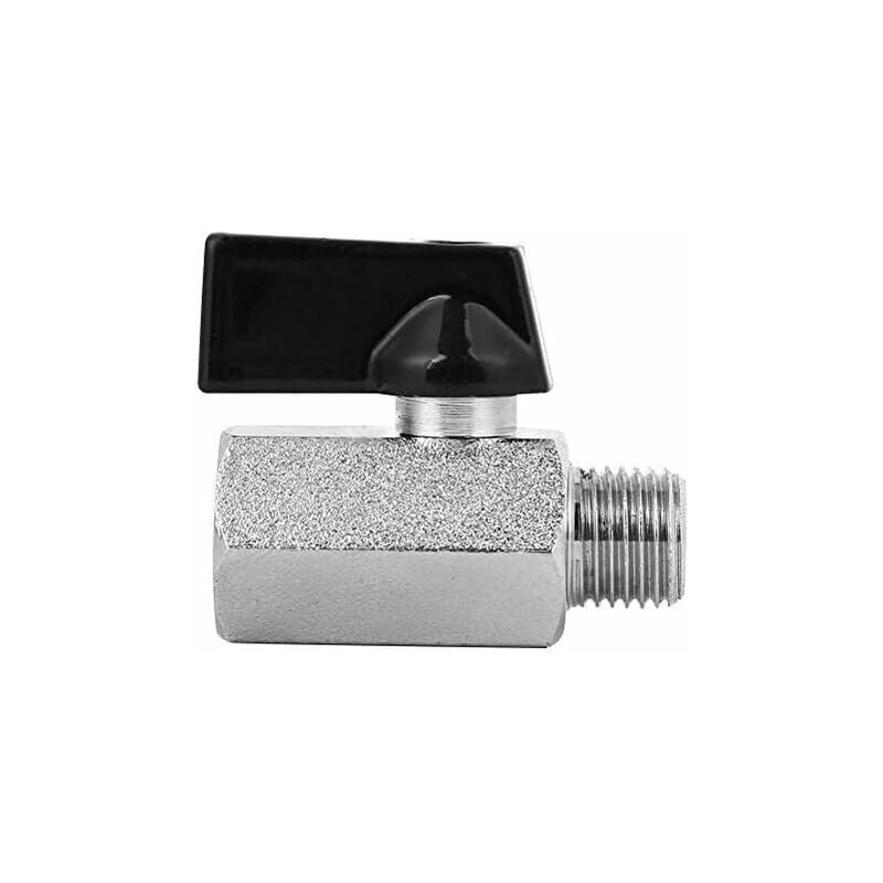foto del prodotto 2 pezzi mini valvola a sfera in ottone g1 4in sabbiatura abrasiva valvola a sfera pneumatica compressori d aria valvole accessorie per la produzione