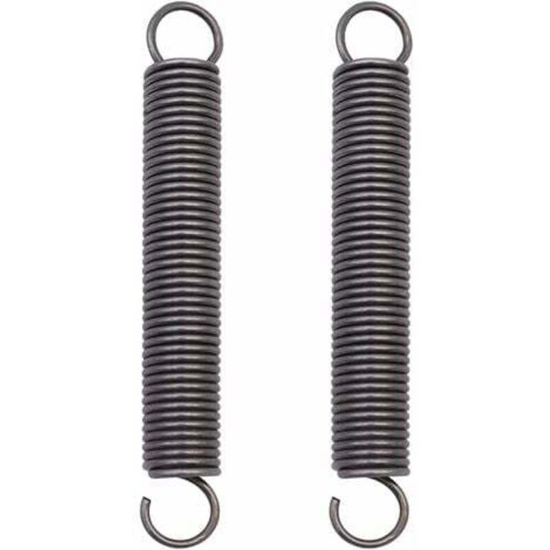 foto del prodotto 2 pezzi molle di estensione in acciaio molle compresse molle a doppio gancio estese 2x18x150mm lablanc