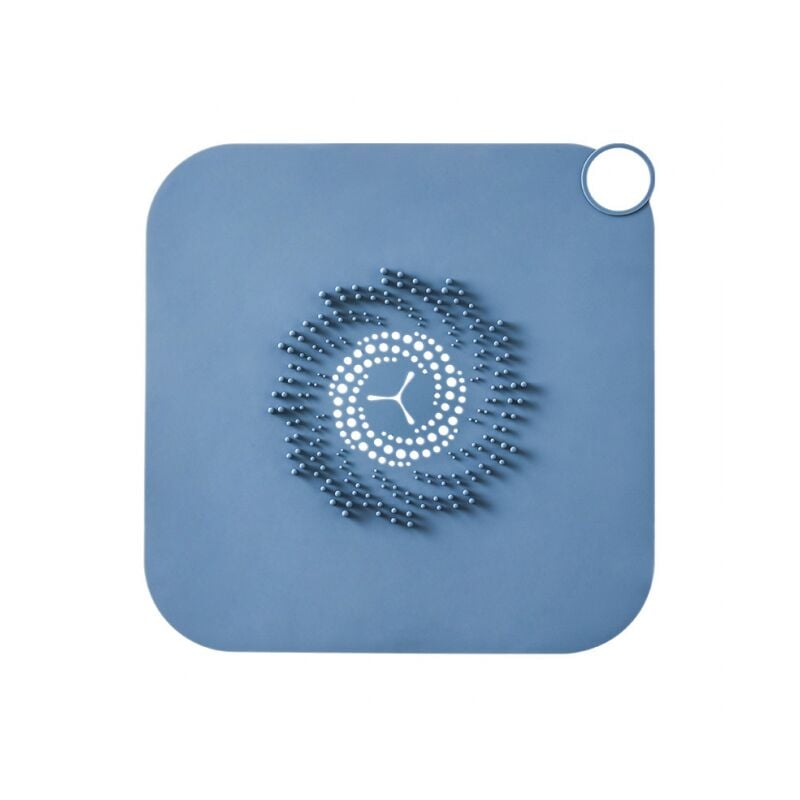 foto del prodotto 2 pezzi per capello per doccia con scarico in silicone, cover per scarico doccia semplifica l installazione e tira per lo scarico