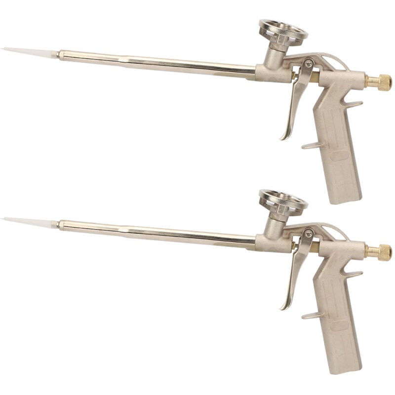 foto del prodotto 2 pezzi pistola per schiuma, utensili manuali pistole per schiuma espandibile pistola per schiuma spray per porte finestre
